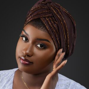 Turban Soft Grey Deluxe